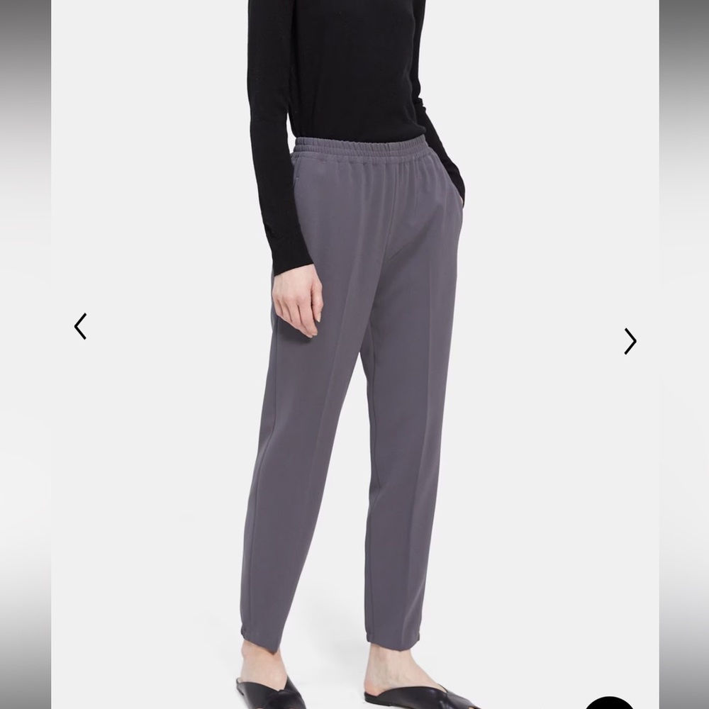 THEORY Easy Jogger Pant in Crepe NWOT size 0
